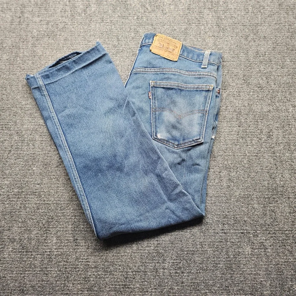 Vintage Levis 515 Jeans Mens 36x30 Blue Denim Straight Leg Made in USA 80s 90s